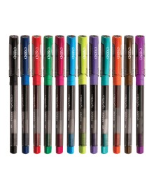 روان نویس کرند با جوهر ژل مدل ANDIA بسته 12 رنگ 