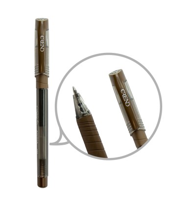 روان نویس با جوهر ژل مدل ANDIA رنگ قهوهای brown1.jpg