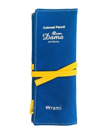 مدادرنگی 12 رنگ مدل Dama سری آرت همراه با جامدادی پارچه‌ای